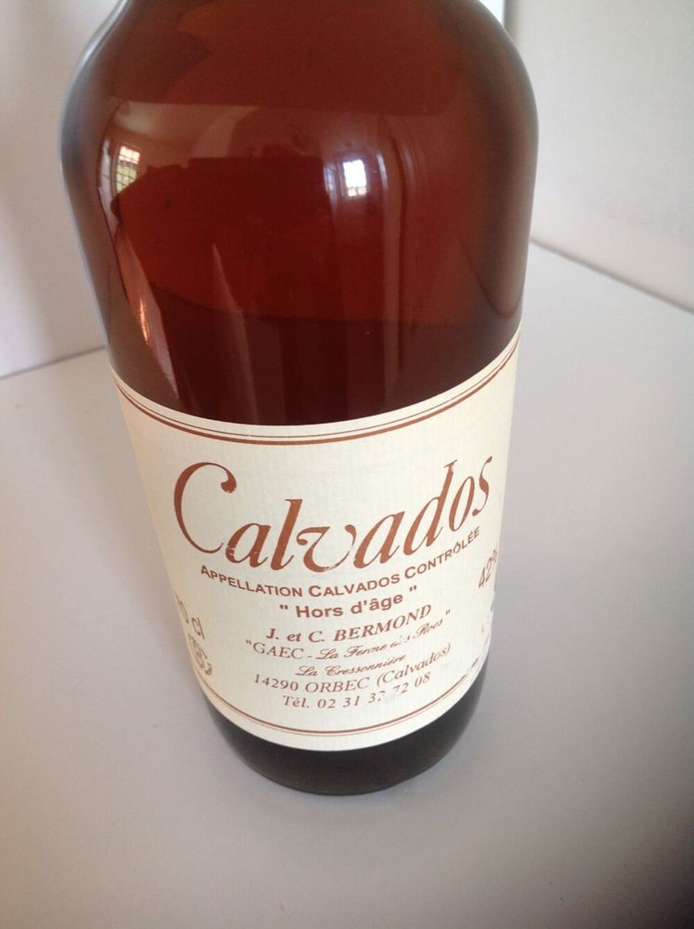 Bouteille de calvados de J et C Germond
Cuisine