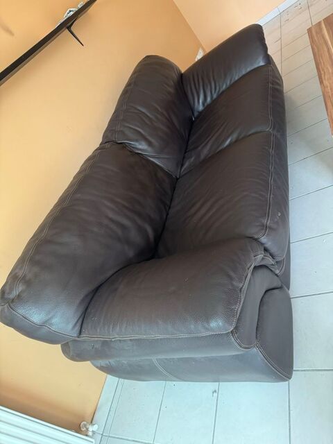 canap 3 places cuir vritable vachette de belle qualit 190 Ambilly (74)