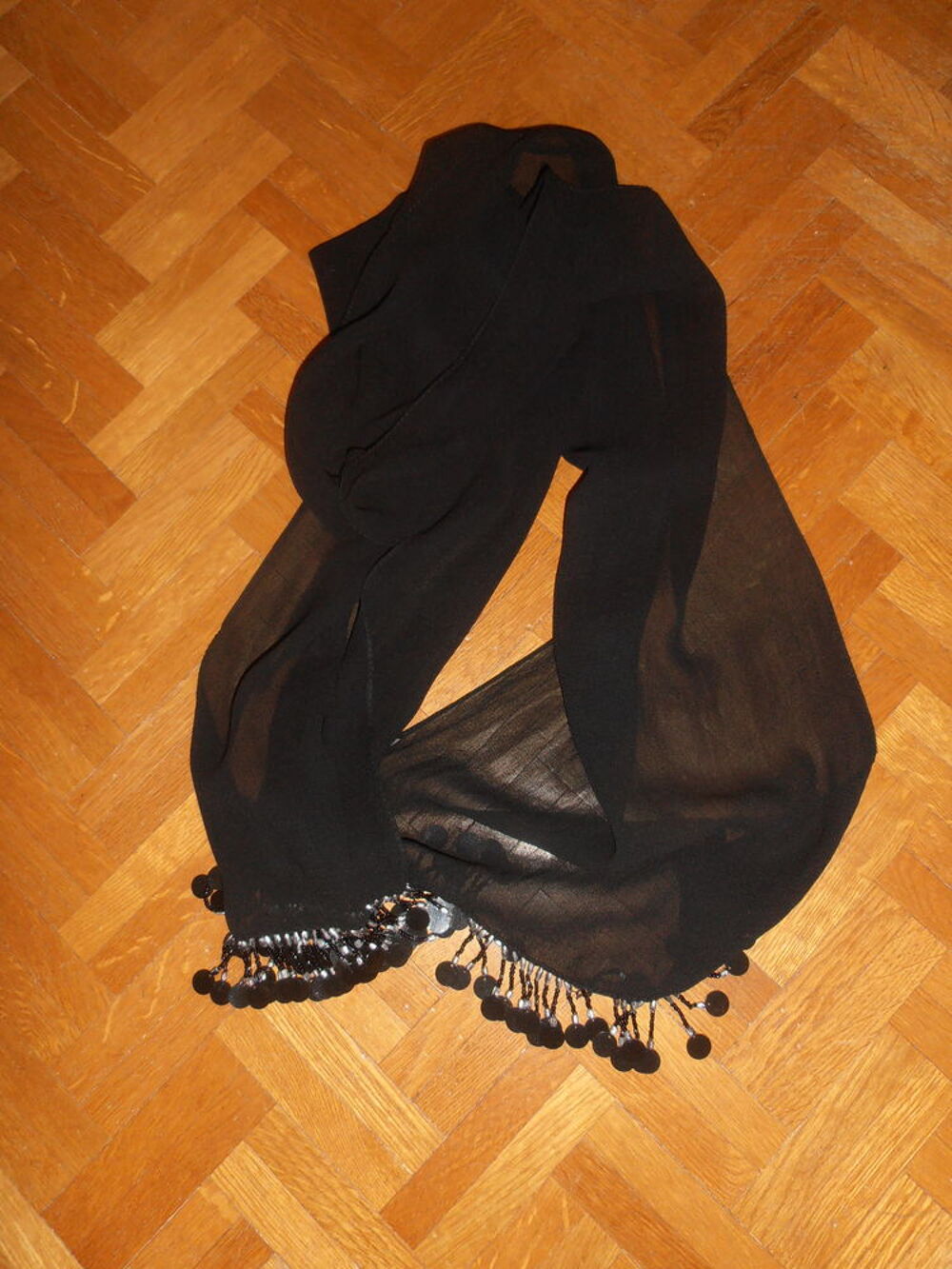 Echarpe voile noir 9 (79) Vêtements