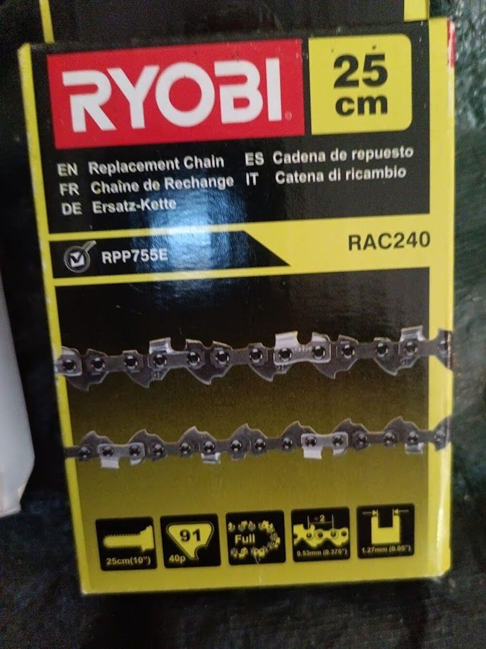 Ryobi RPP755E , 220 V, Elagueuse sur perche Jardin