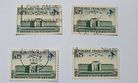 Timbre france 30 �me anniversaire de l�Ecole de l�Air ?Salon 0 Marseille 9 (13)