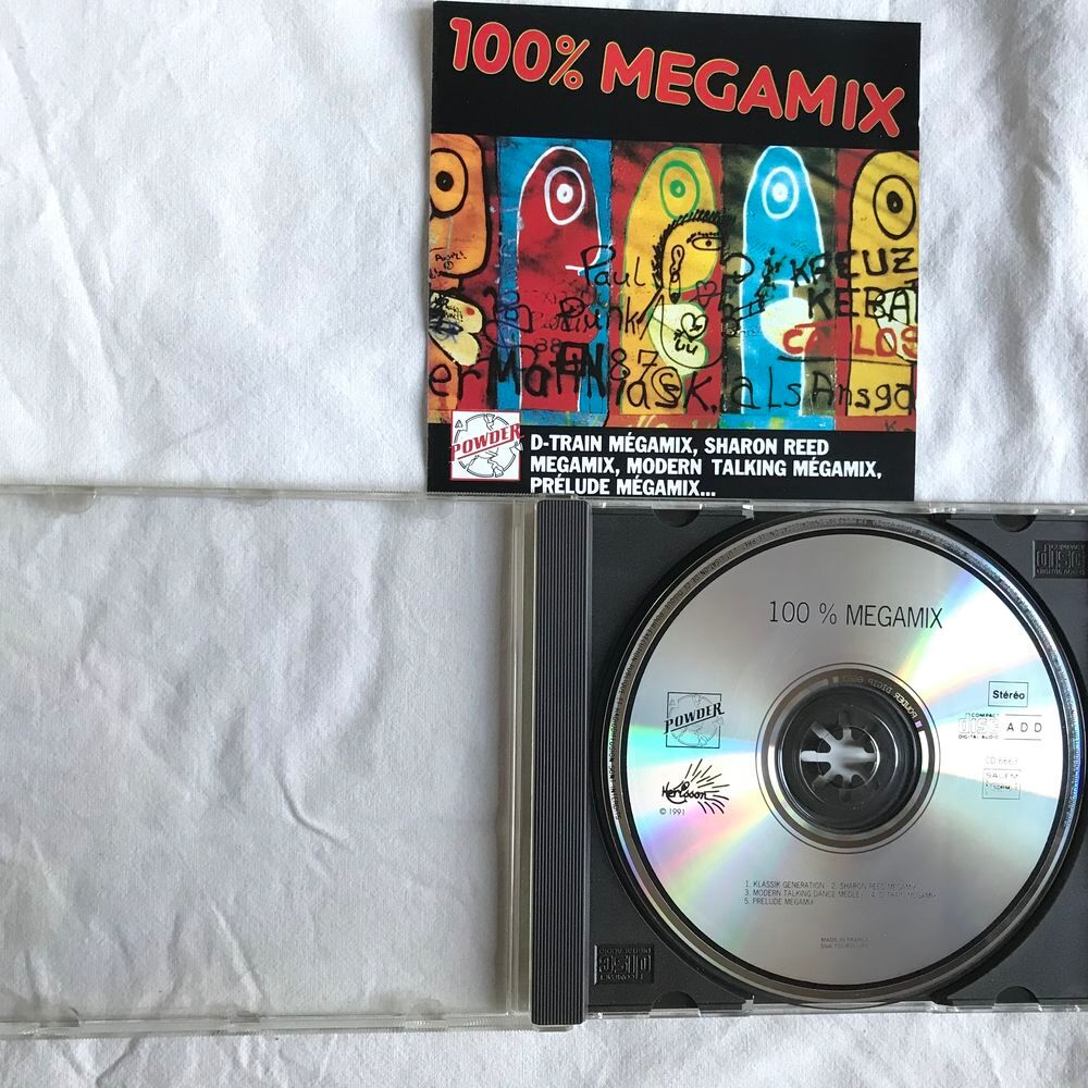 CD 100% Megamix Compilation CD et vinyles