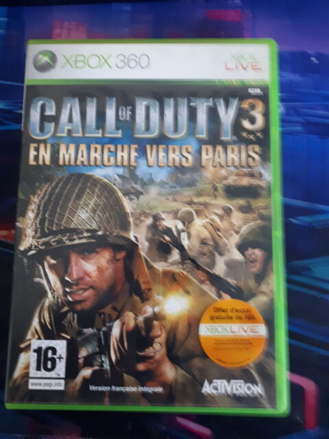 Jeu XBOX 360 Call of duty 3 en marche vers Paris 10 Conques-sur-Orbiel (11)