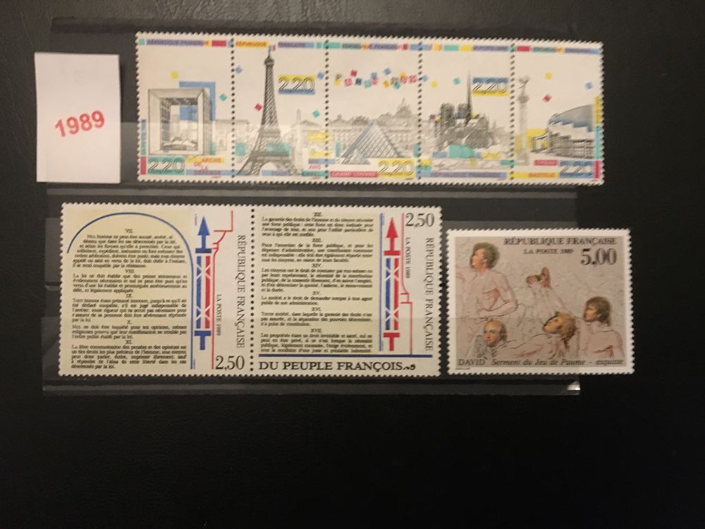 TIMBRES DE COLLECTION ** NEUFS 1989 