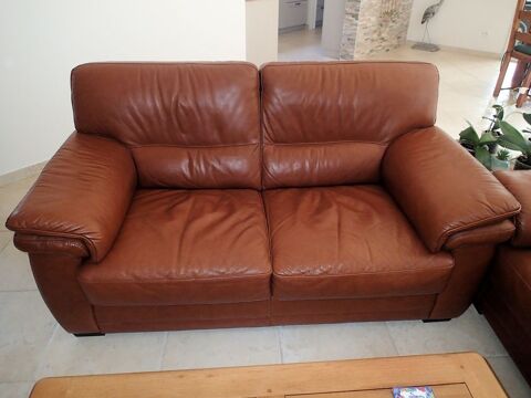 2 canaps cuir 2 places 400 Longeville-sur-Mer (85)