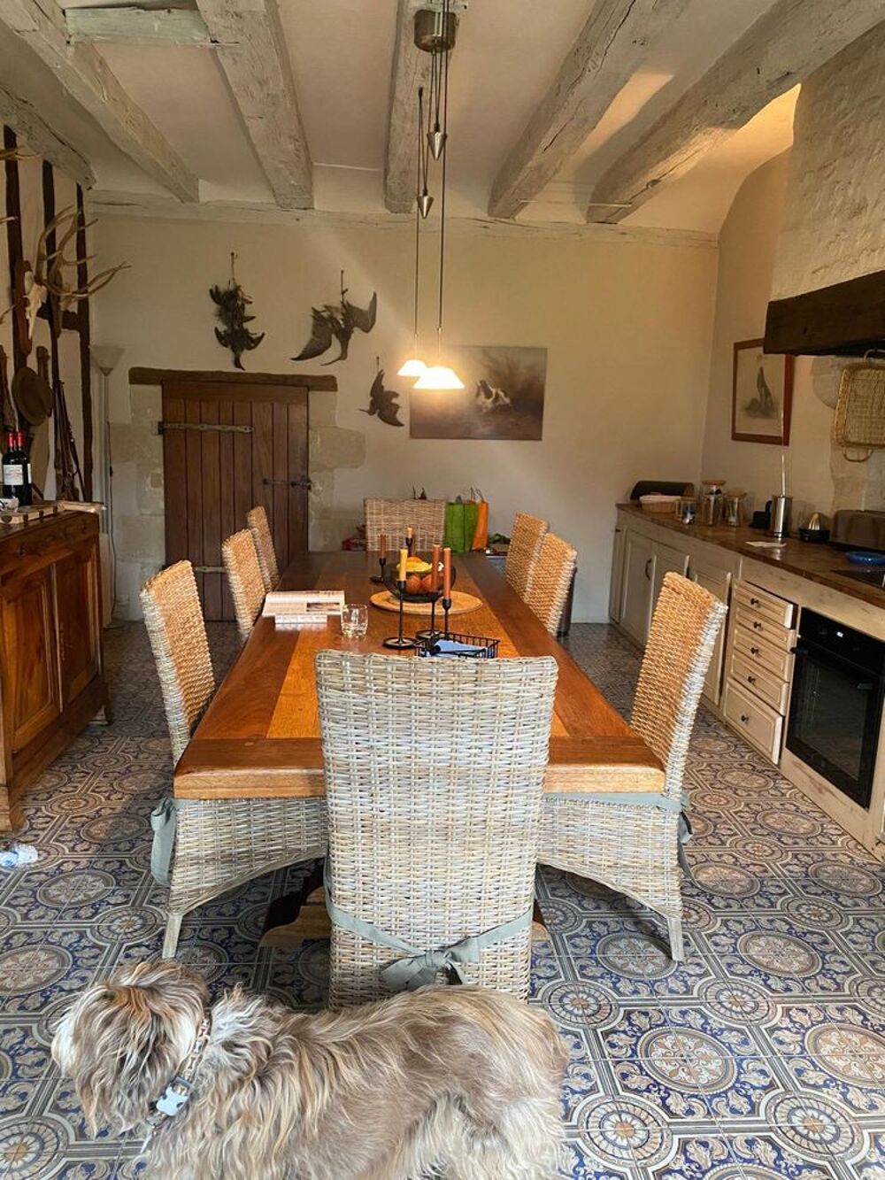 Vente Maison Longère ancienne sur 1 ha clos de murs-piscine chauffée Louestault