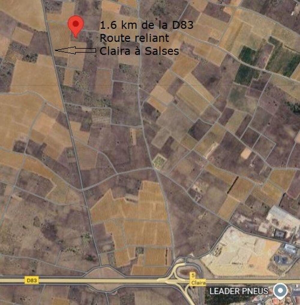 Vente Terrain Terrain Agricole/Photovoltai Claira 42°47'23.4