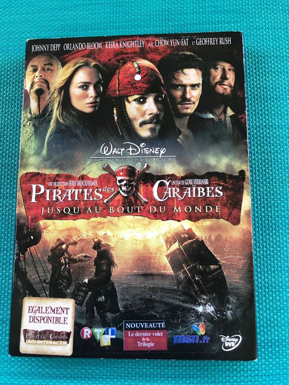 DVD Pirates des Cara&iuml;bes Jusqu'au bout du Monde DVD et blu-ray