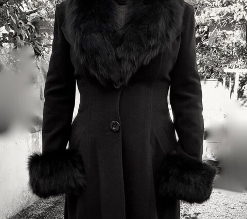 Manteau long noir �l�gant 40 L�zignan-Corbi�res (11)