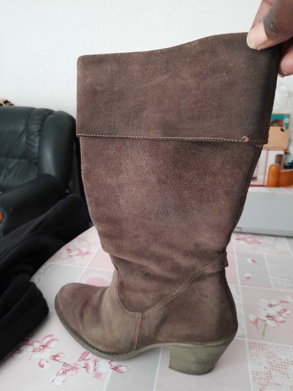 bottines de couleur marron Chaussures
