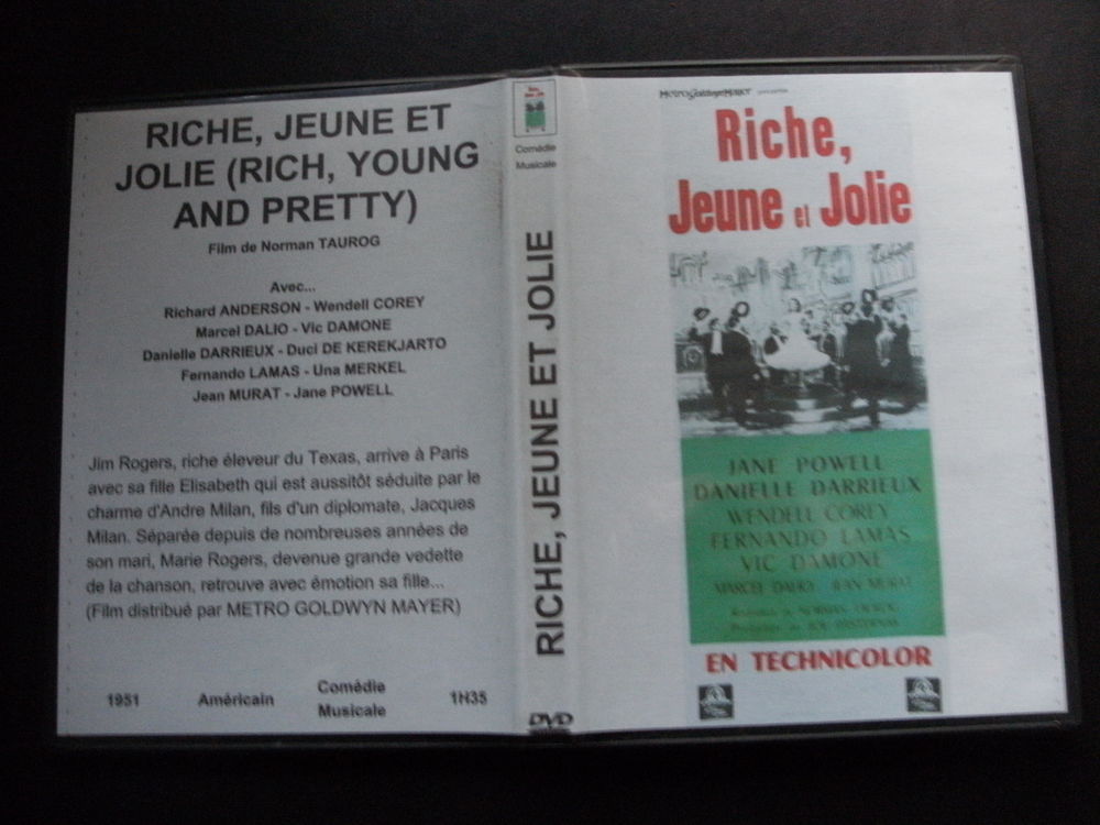 Rare film : " Riche , jeune et jolie " DVD et blu-ray