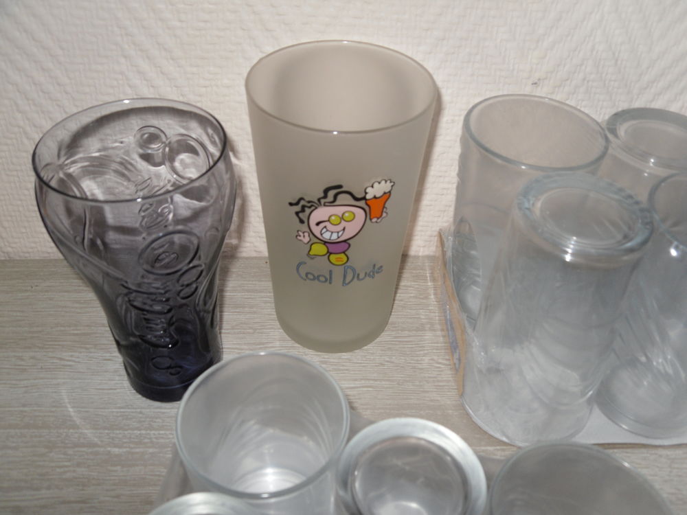 18 Verres Luminarc Hawaii surf, Neuf s/plastique LOT Cuisine