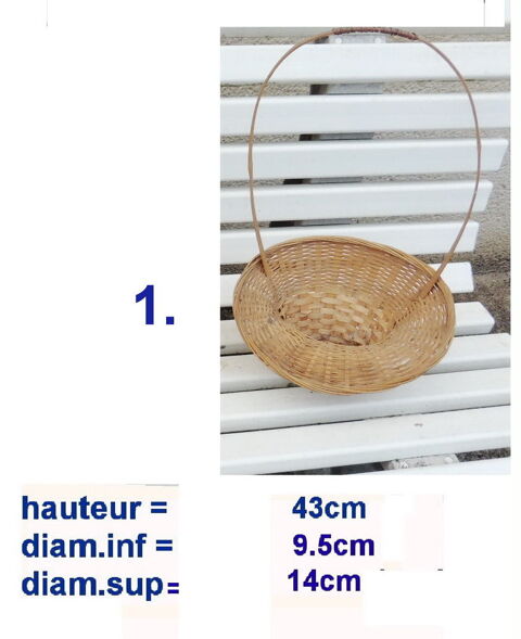 Paniers en osier - 1€ à 3€ 1 Perceneige (89)