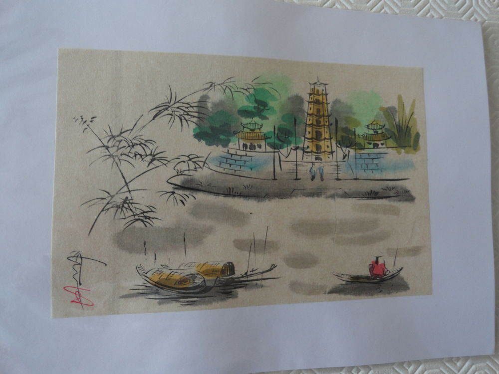 Peinture sur soie du VIETNAM Décoration