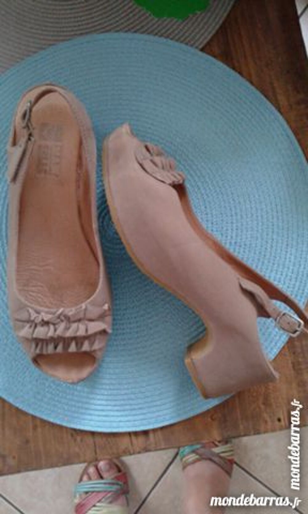 Chaussures camel cuir Chaussures