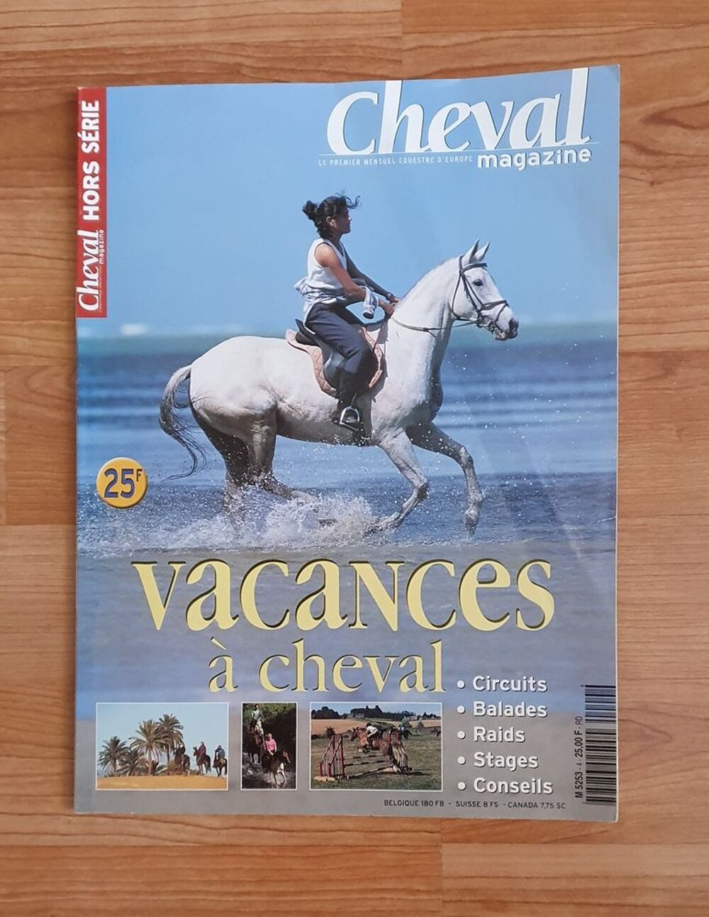 Revue Cheval magazine - Hors s&eacute;rie vacances 2001- N 4 