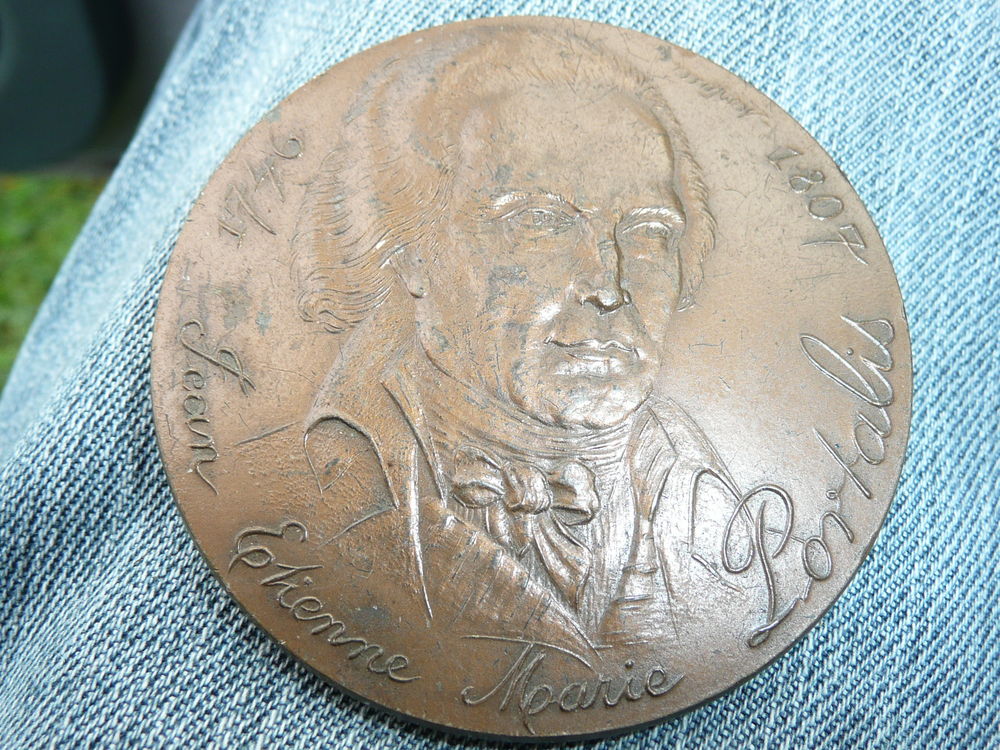 M&eacute;daille bronze Jean &Eacute;tienne Marie Portalis 
