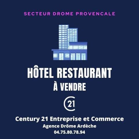 A VENDRE : HOTEL  Restaurant en Drôme Provençale sud ... 264000 26230 Grignan