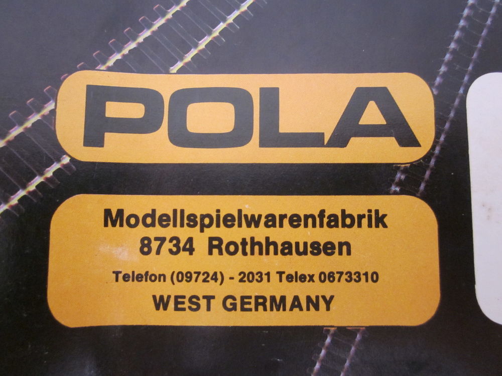 
Catalogue Pola 1977 rmod&egrave;les N et HO super rare mod&eacute;lisme Jeux / jouets