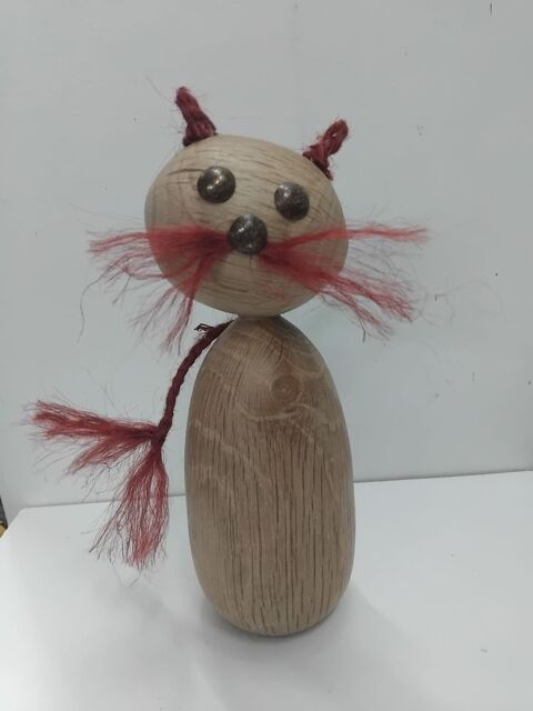 CHAT STYLISE EN BOIS TOURNE 25 Ligni�res (10)