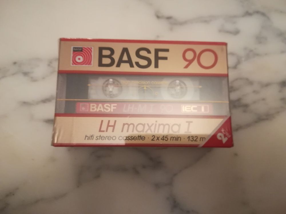 Lot 2 cassettes audio vintage BASF neuves. Audio et hifi