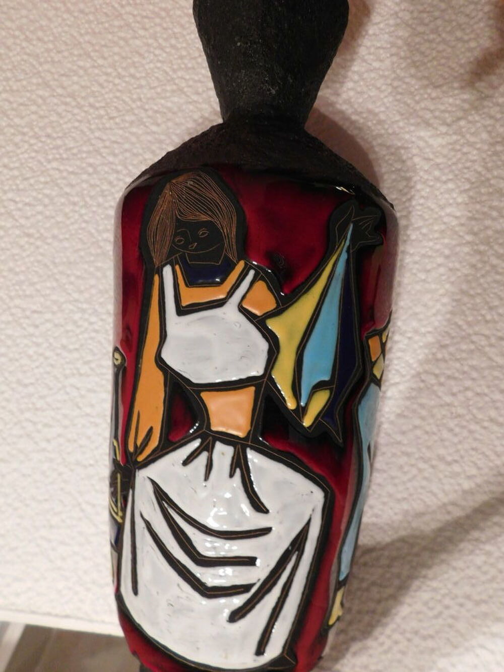 vase en ceramique de la republique de san marino 1950 Décoration