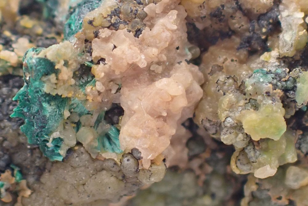Mim&eacute;tite Malachite C&eacute;rusite Tsumeb Oshikoto Namibie 