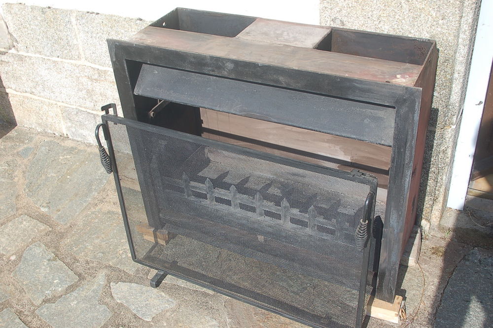 Foyer ouvert/ r&eacute;cup&eacute;rateur chaleur Bricolage