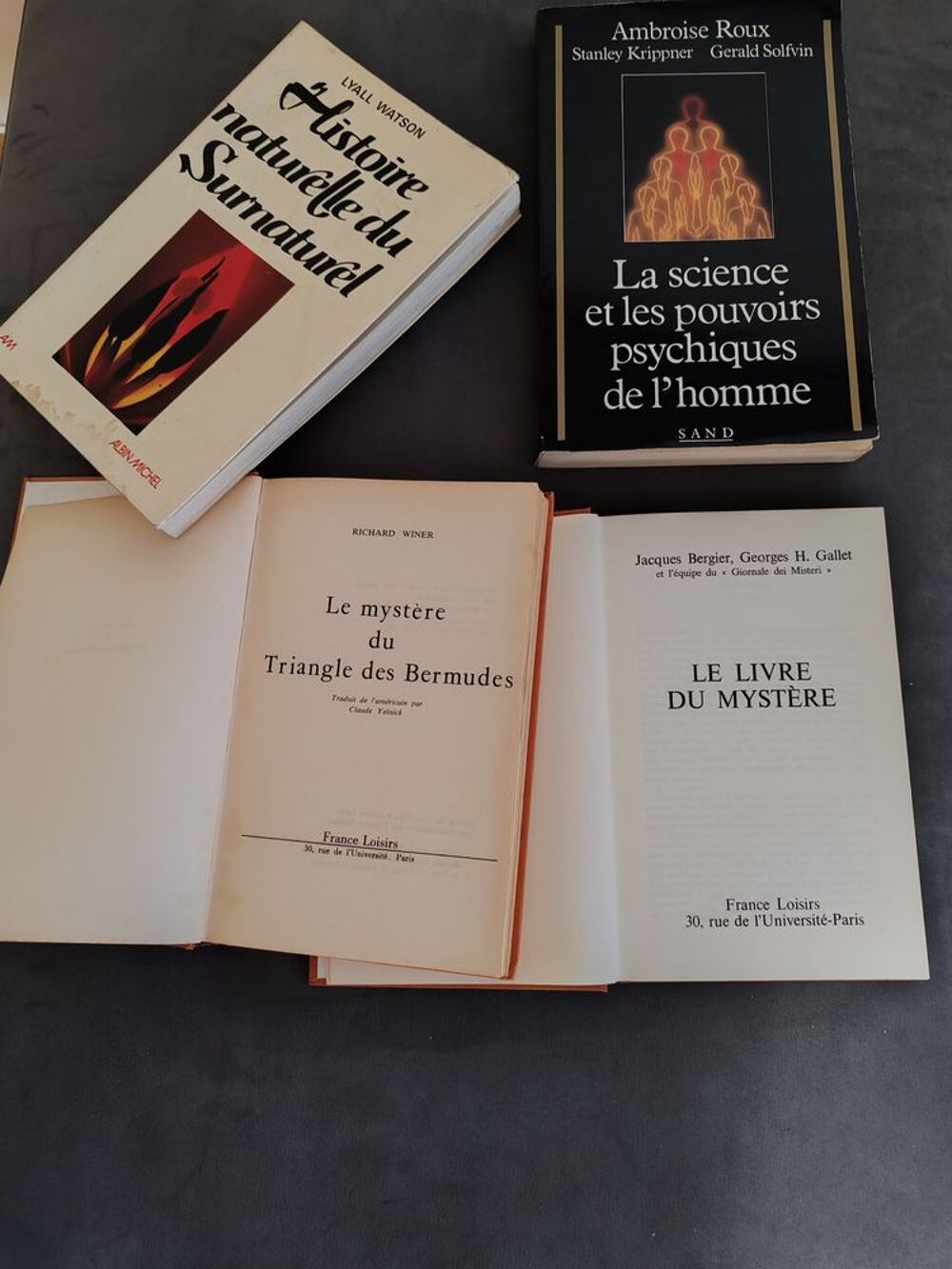 Livres divers SURNATUREL - spiritualit&eacute; - sciences humaines Livres et BD