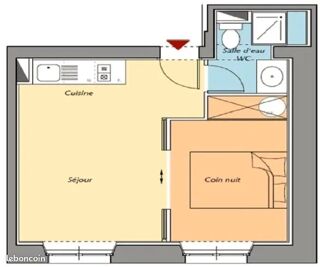  Appartement  vendre 2 pices 41 m Versailles