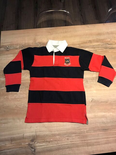 Polo manches longues enfant gar�on   Oxford - col 5 Saleilles (66)