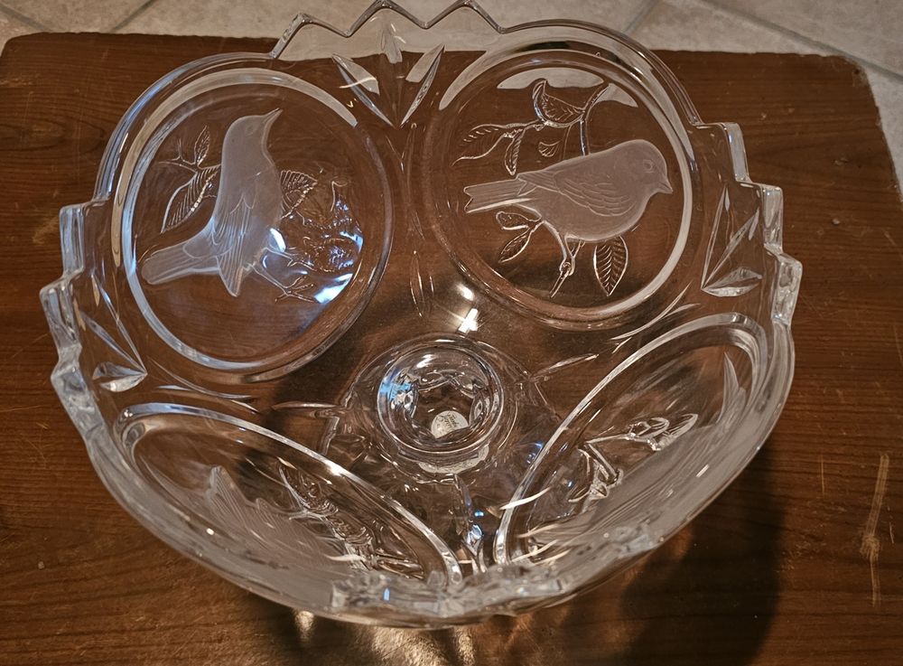 Saladier cristal d'Arques Décoration