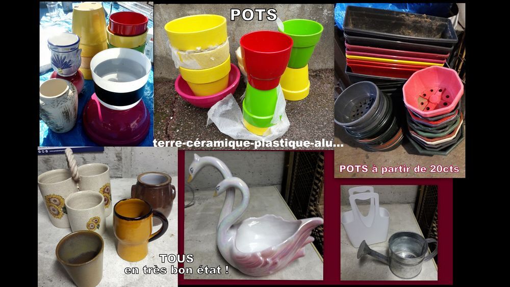 POTS - coupes - jardini&egrave;res Jardin