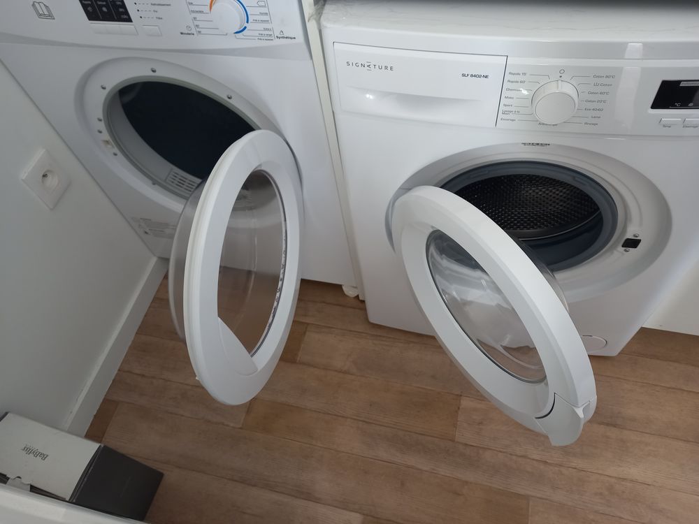 Lot machine &agrave; laver et seche-linge Electroménager