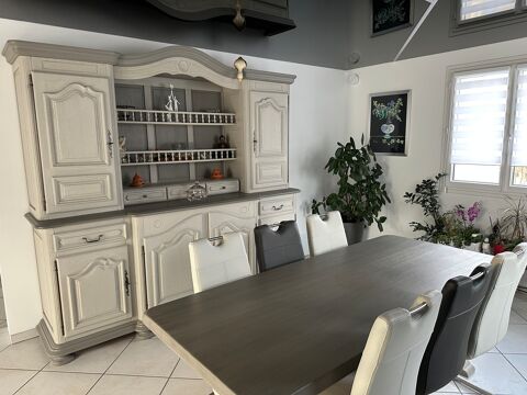 Buffet vaisselier en bois peint 150 Landser (68)