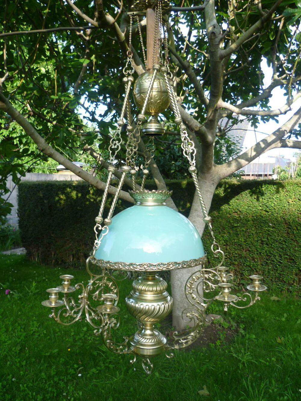 Suspension ancienne 19 &egrave;me . Décoration