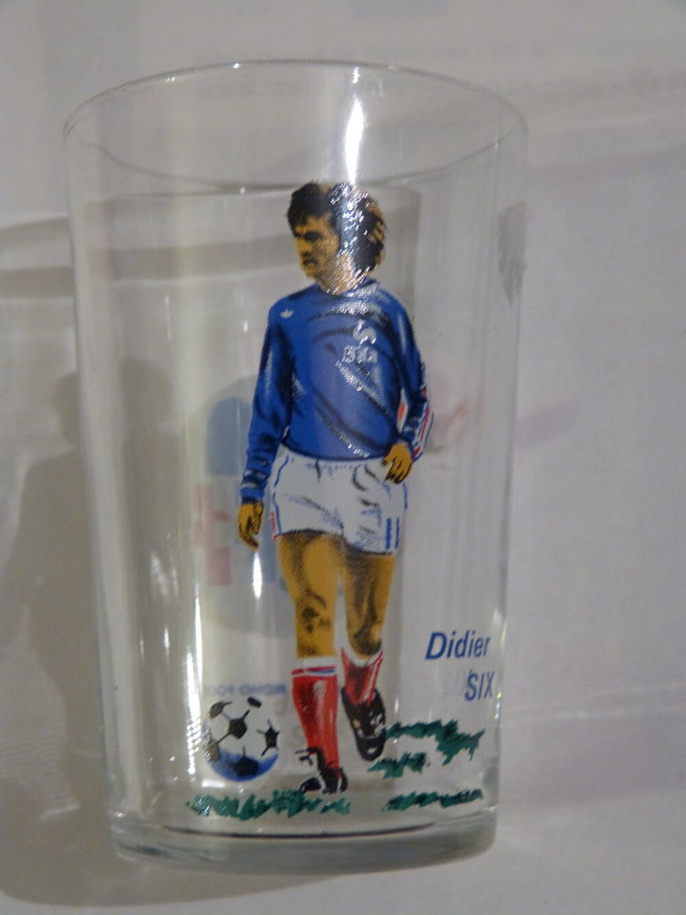 VERRE FOOTBALL DIDIER SIX 1978 