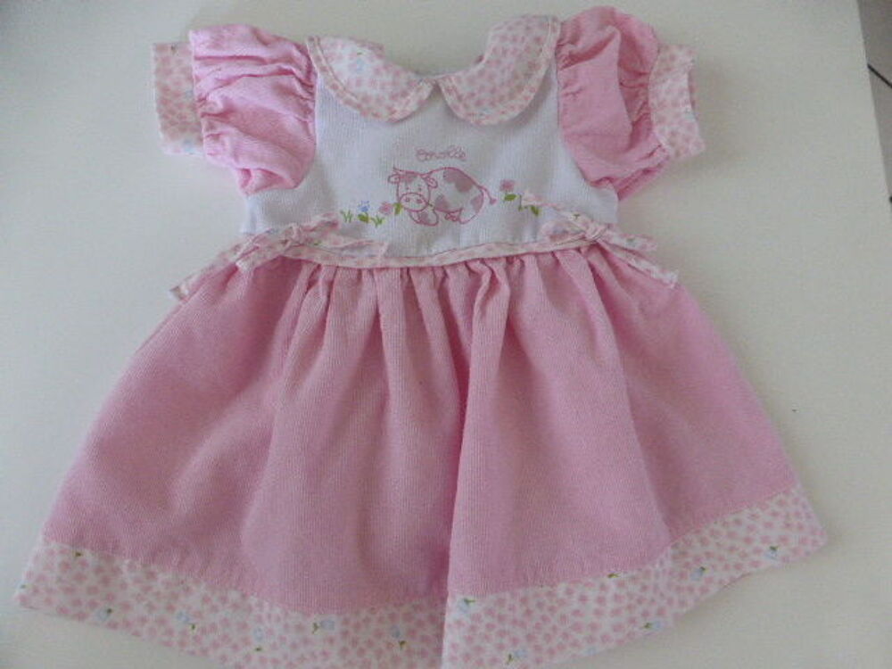 Corolle robe velours rose pour poup&eacute;e de 52 cm Jeux / jouets