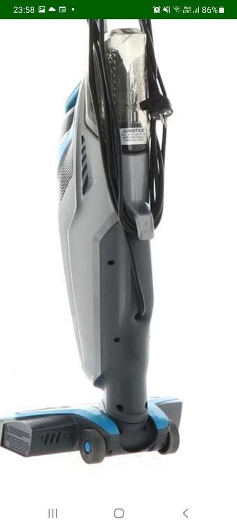 vendre aspirateur laveur 3 en 1 marque BISSELL crosswave. comme neuf Electroménager