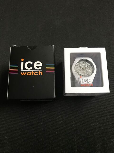 Montre femme ICE Watch - ICE glitter - White Silver - Mdium 60 Fameck (57)