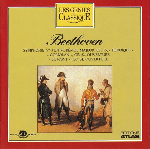 CD    Beethoven    Symphonie N�3  H�ro�que  4 Antony (92)