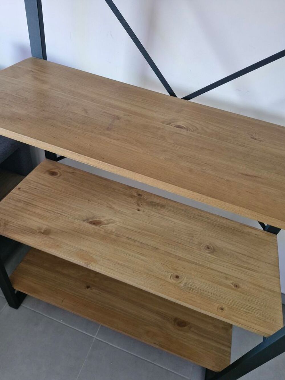 &Eacute;tag&egrave;re bois massif style industriel Meubles