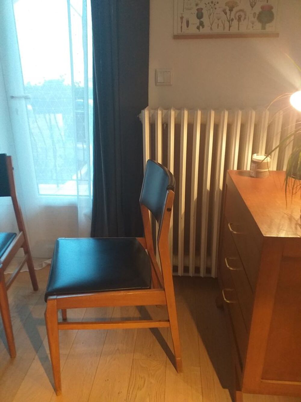 Lot 6 chaises vintage style scandinave Meubles
