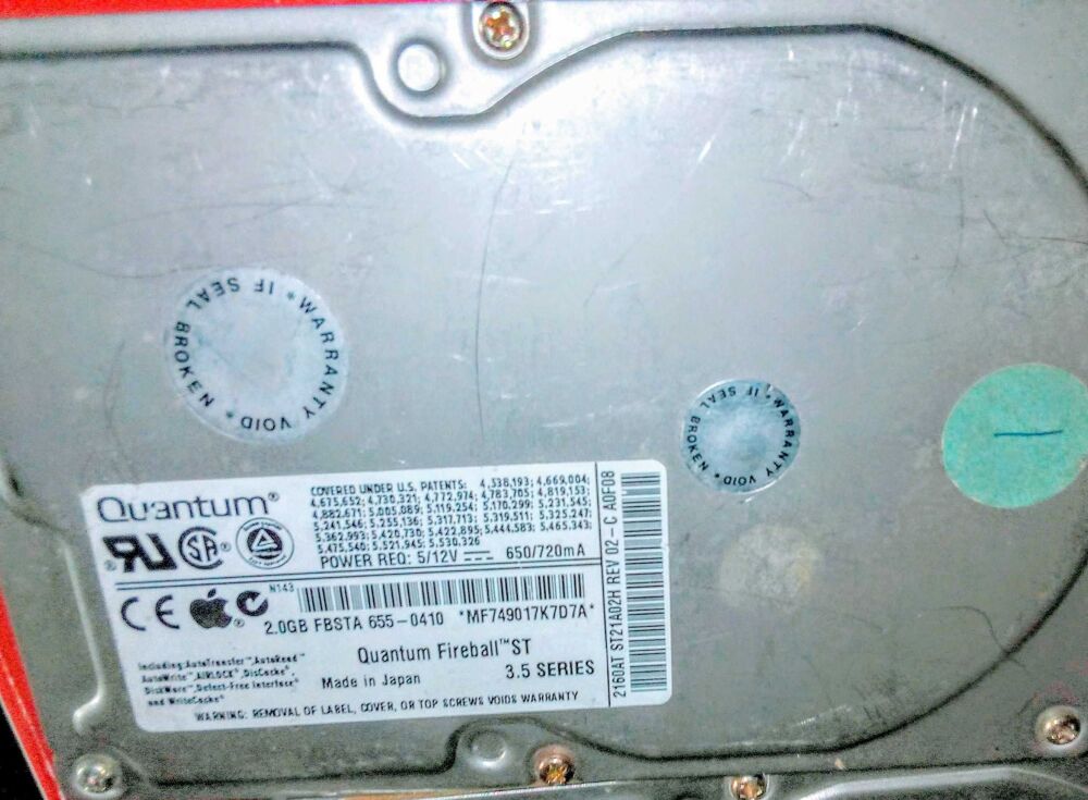 disque dur mac pc 40broches.
Matériel informatique