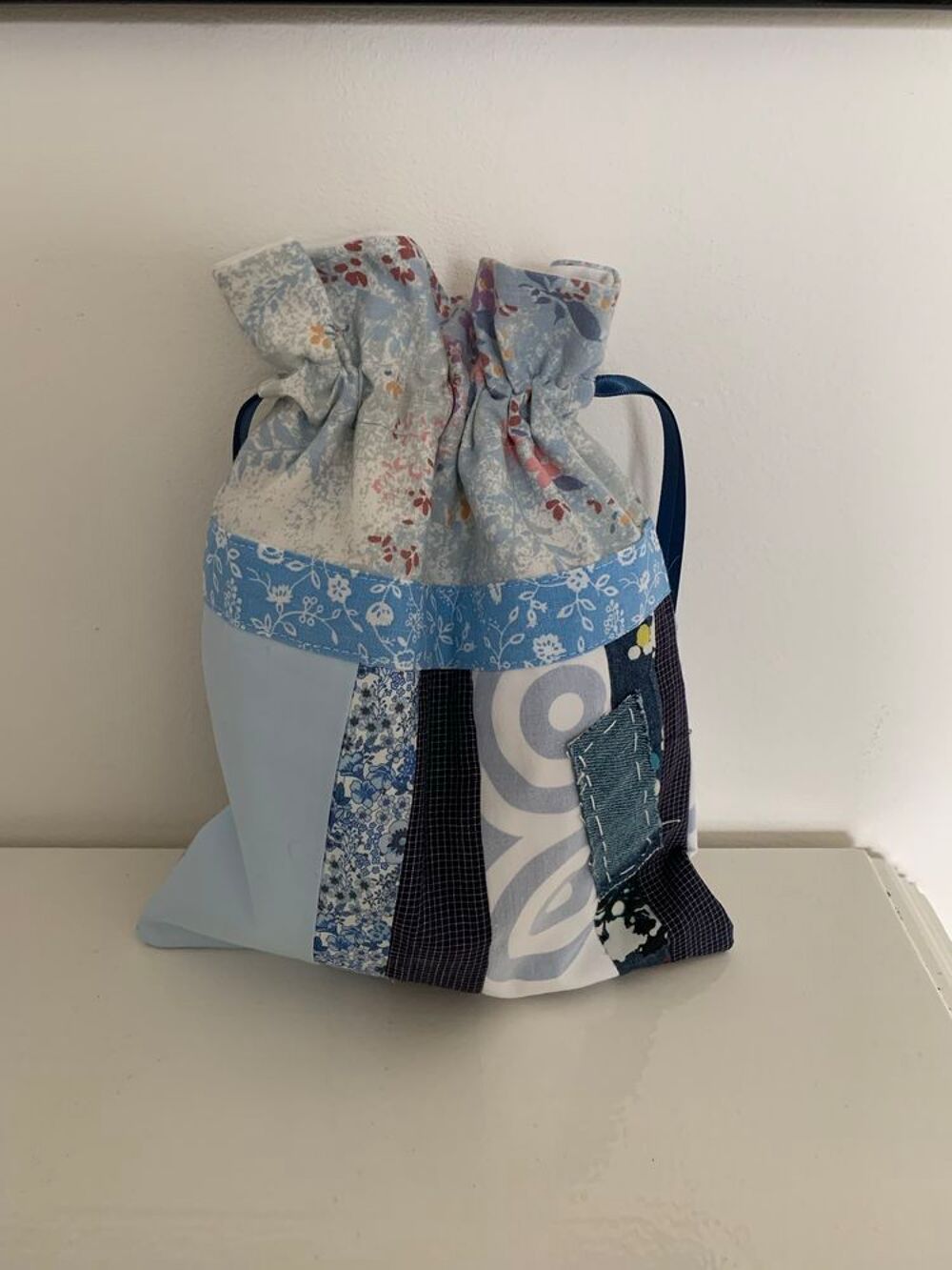 SAC POCHON A COULISSES * FAIT MAIN * IDEAL CADEAU Décoration