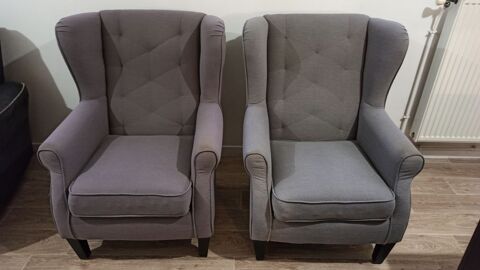 Lot de 2 fauteuils avec accoudoirs 130 Beuvrages (59)