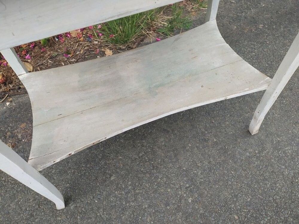 Ancien Meuble Table de Toilette Vasque Fa&iuml;ence Meubles