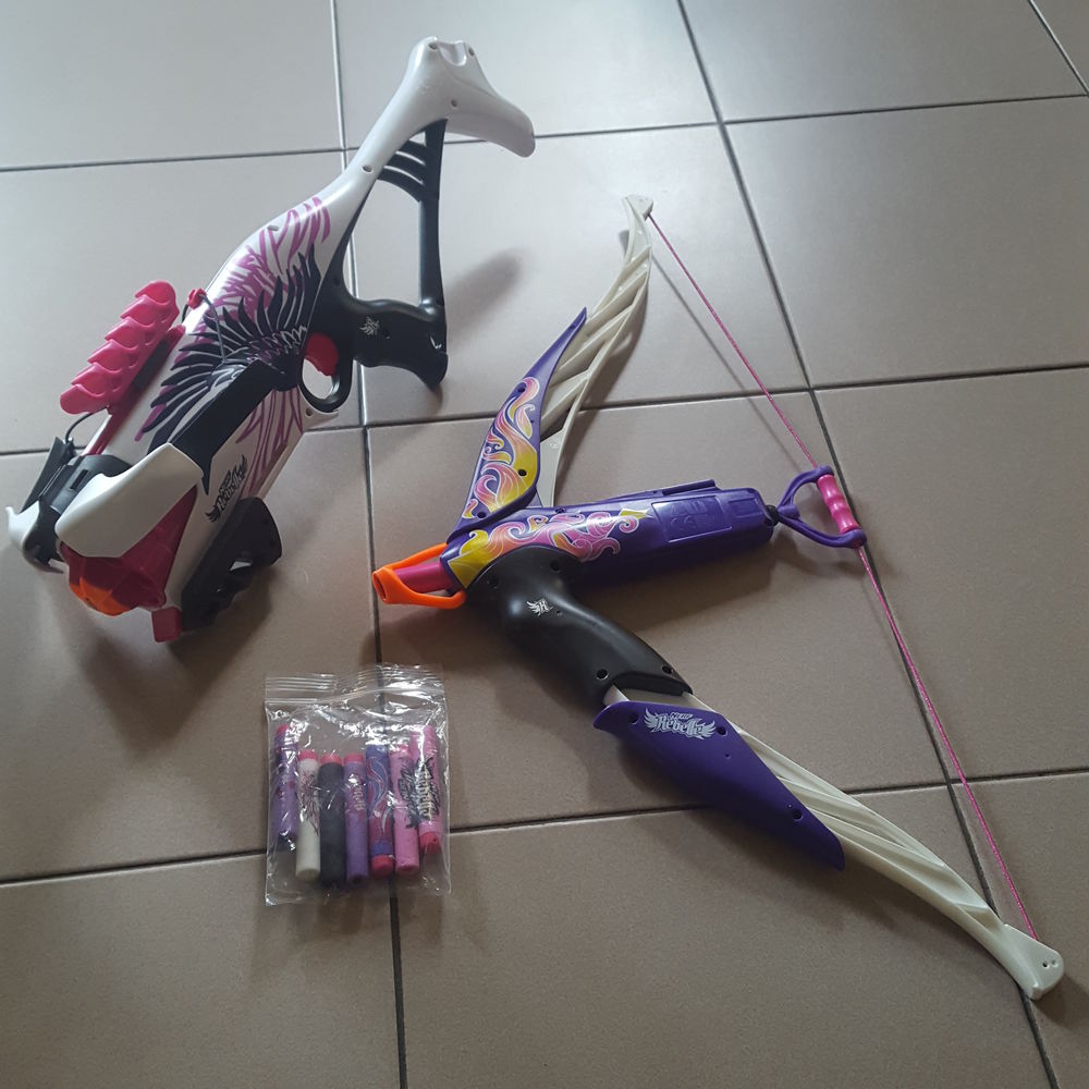 lot 2 Nerfs Rebelle un arc+ arbalette Guardian Crossbow Jeux / jouets