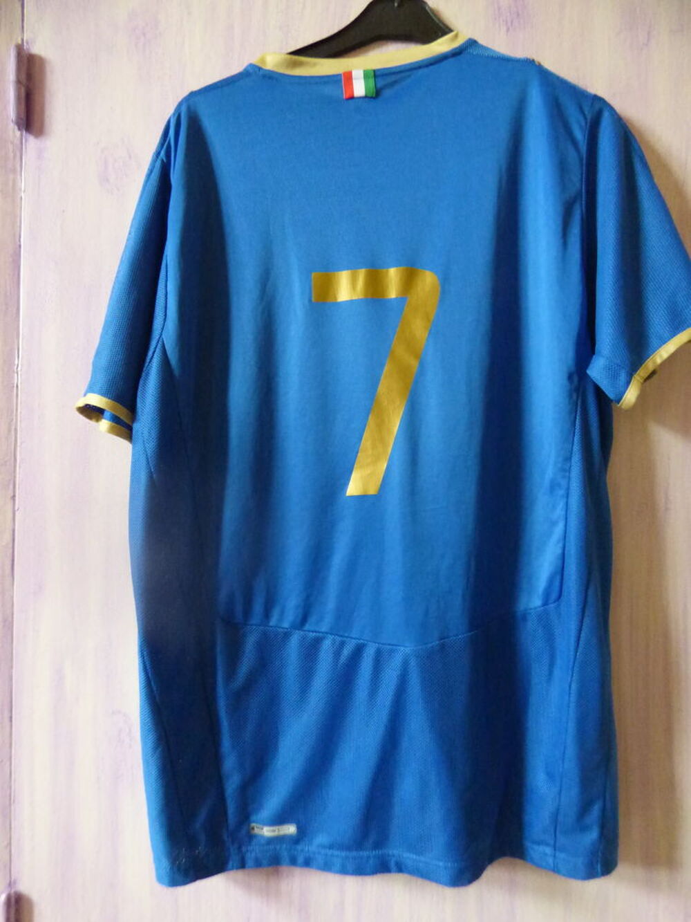 Jersey foot s&eacute;lection Italia azur Sports