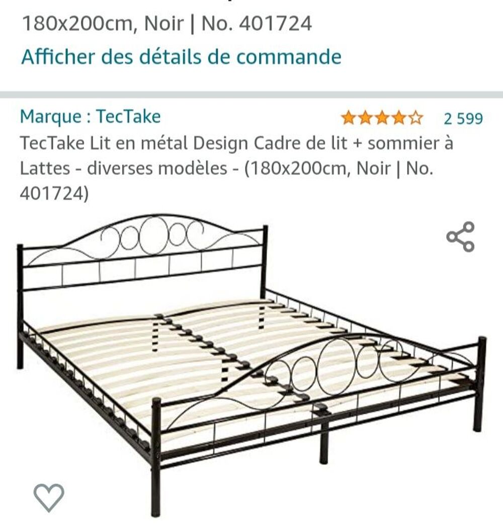 Lit 2 personnes Meubles